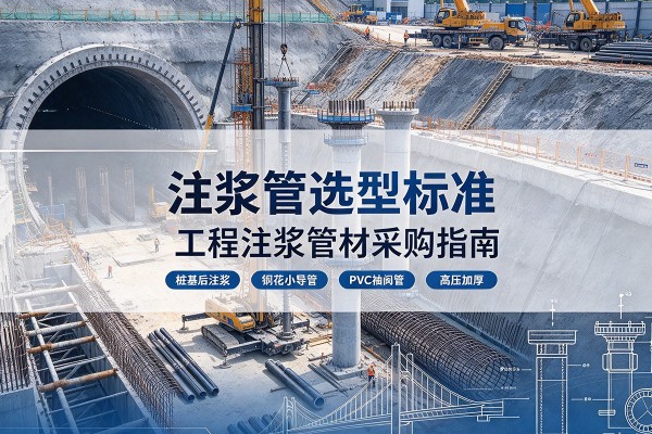 惠阳注浆管选型标准