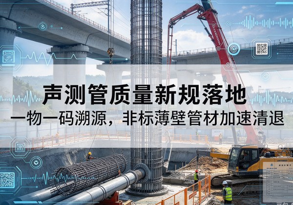 惠阳声测管质量新规落地，一物一码溯源，非标薄壁管材加速清退